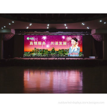 Events Advertsing Vedio Wall Mounted Led Display , Smd 3 In 1 P7.62 Mm